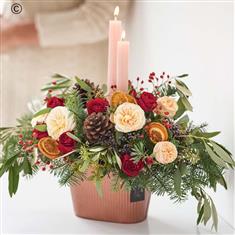 Festive Candle Arrangement